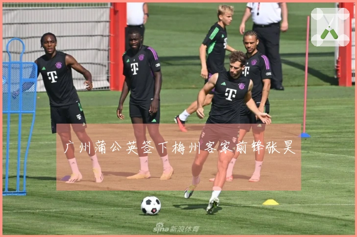 广州蒲公英签下梅州客家前锋张昊
